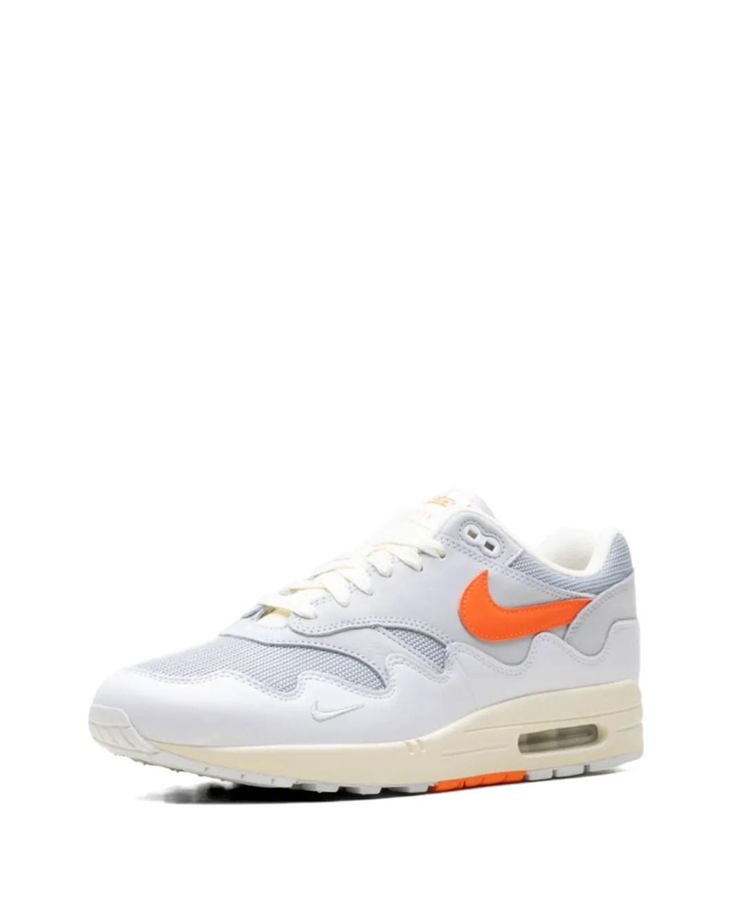 Nike White X Patta Air Max 1 Waves Sneakers for men