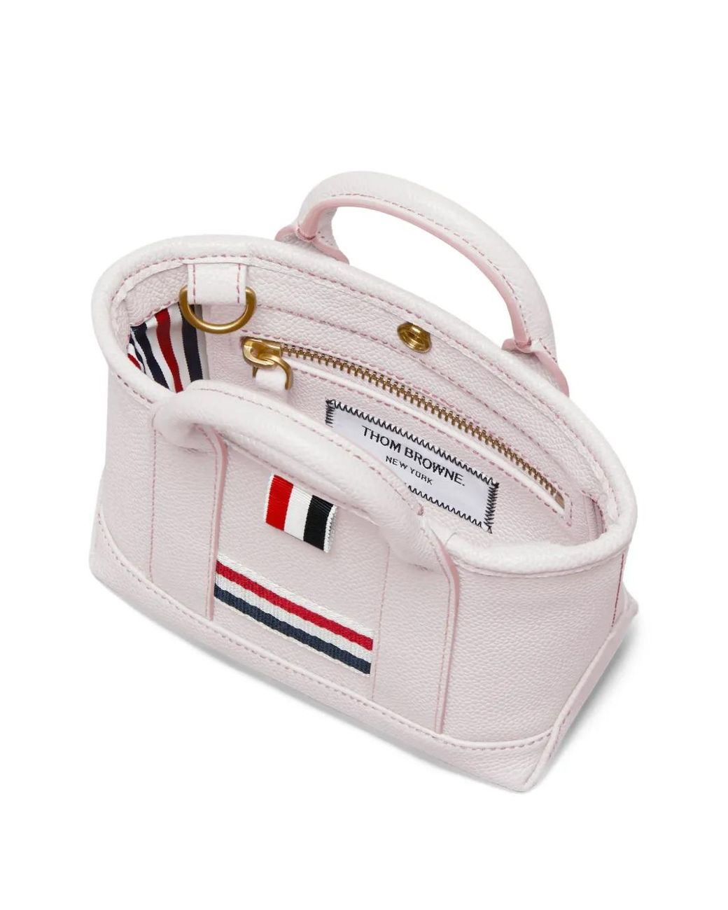 Thom Browne Pink Micro Tool Tote Bag