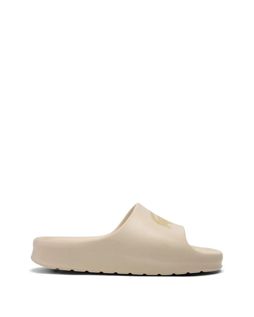 Lacoste White Claquettes Serve 2.0 À Logo Imprimé for men