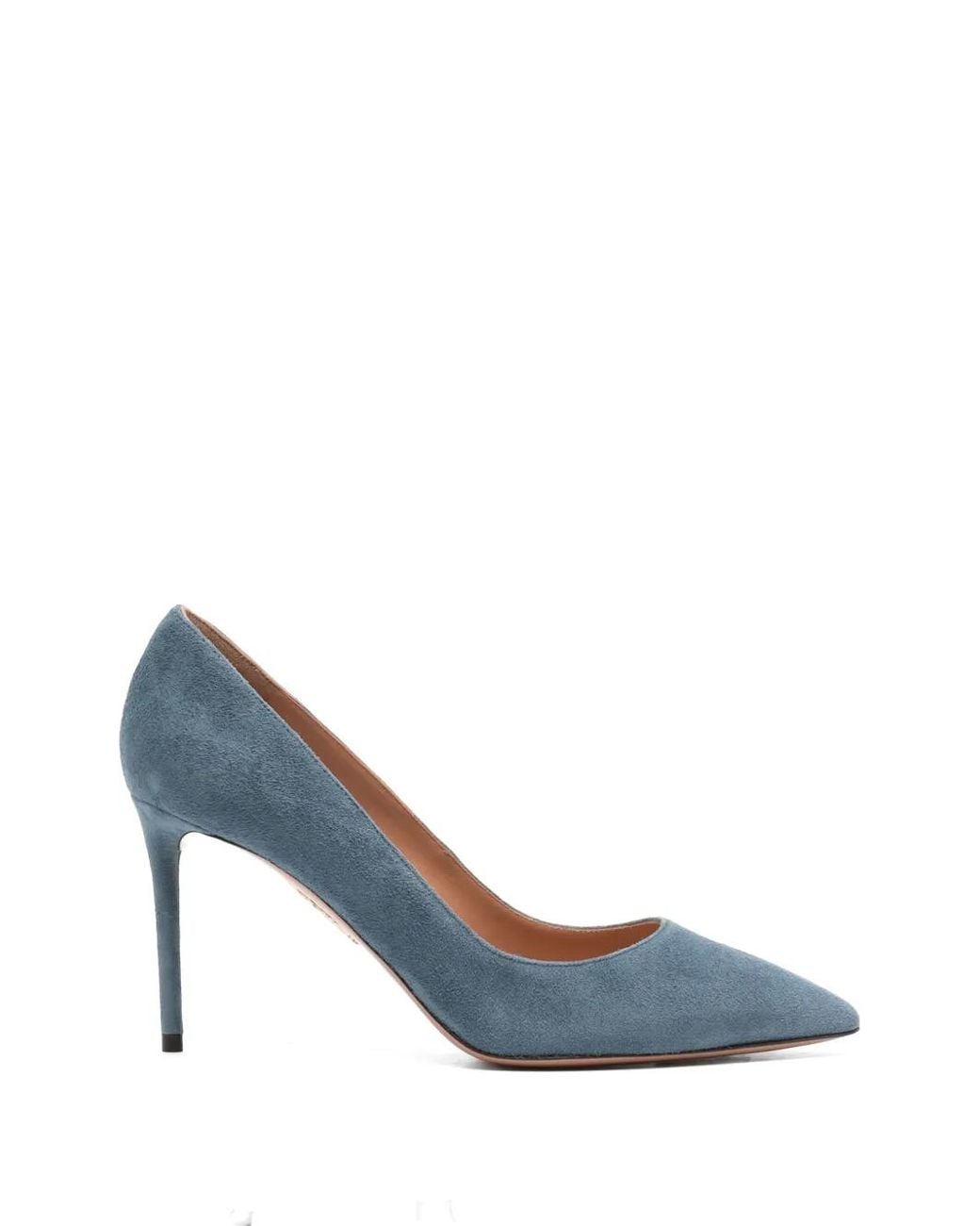 Aquazzura Blue Purist Pumps 85