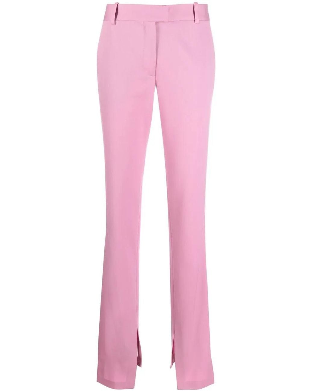 The Attico Pink Long Trousers Abram For