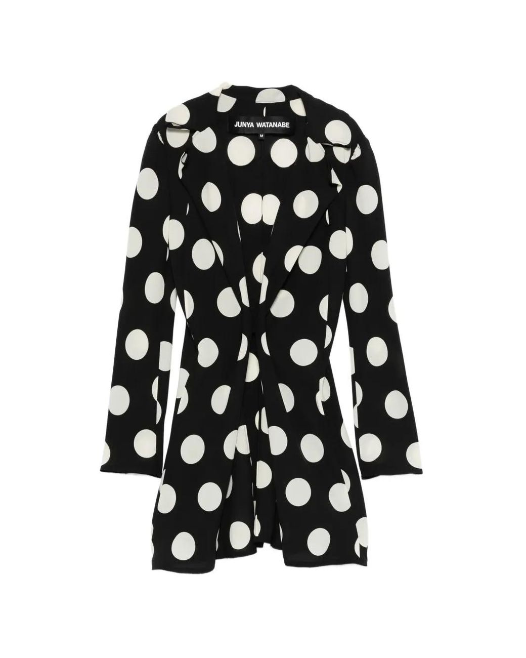 Junya Watanabe White Dotted Single-Breasted Jacket