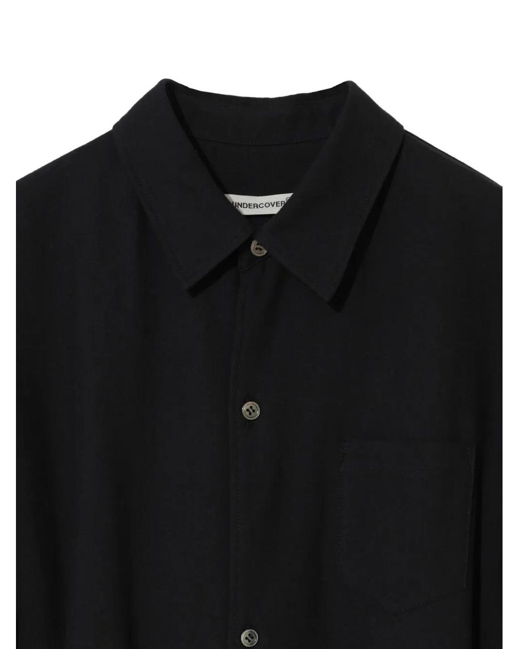 Undercover Black D-Ring Belted Shirt