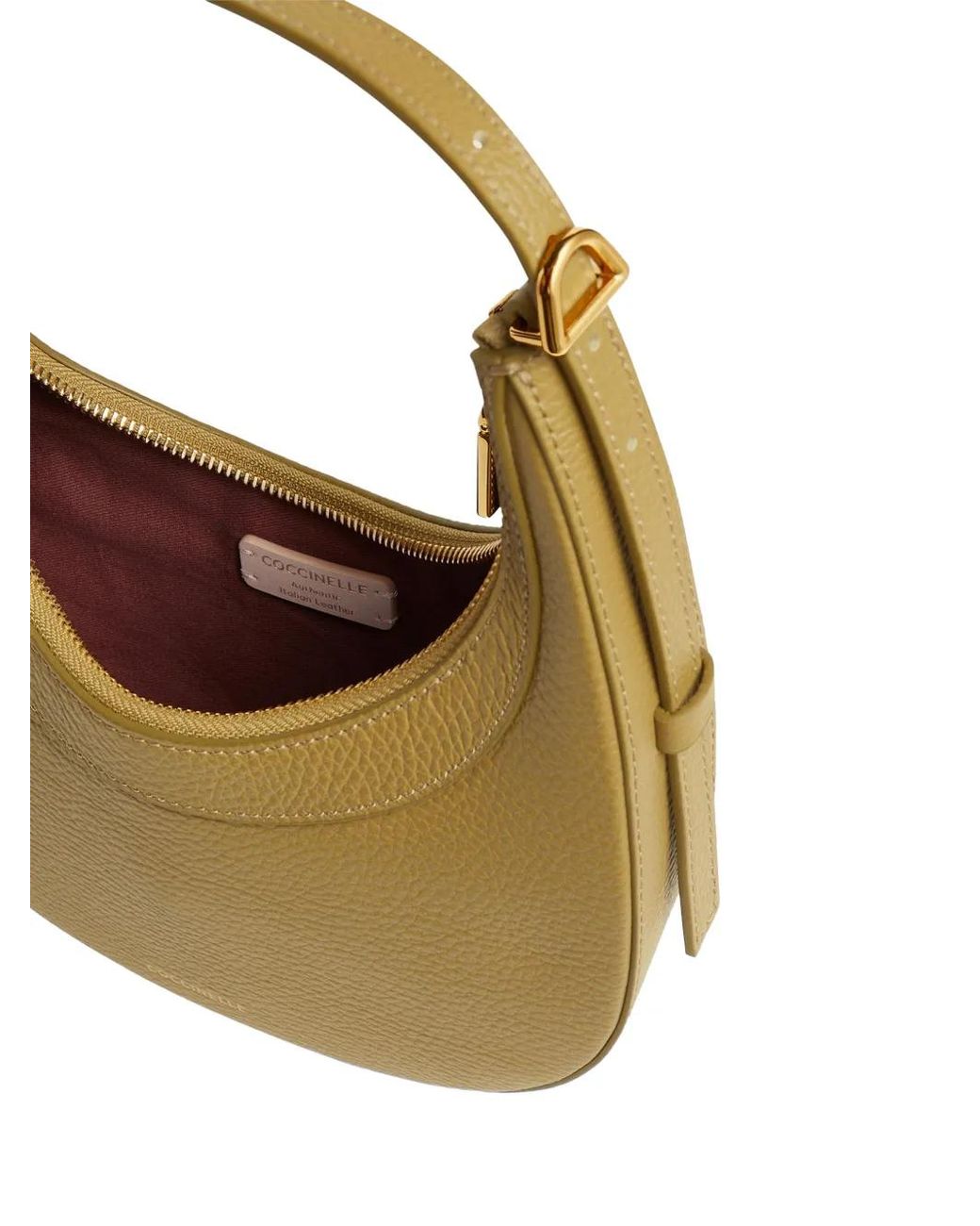Coccinelle Metallic Mini Whisper Grained-Leather Shoulder Bag