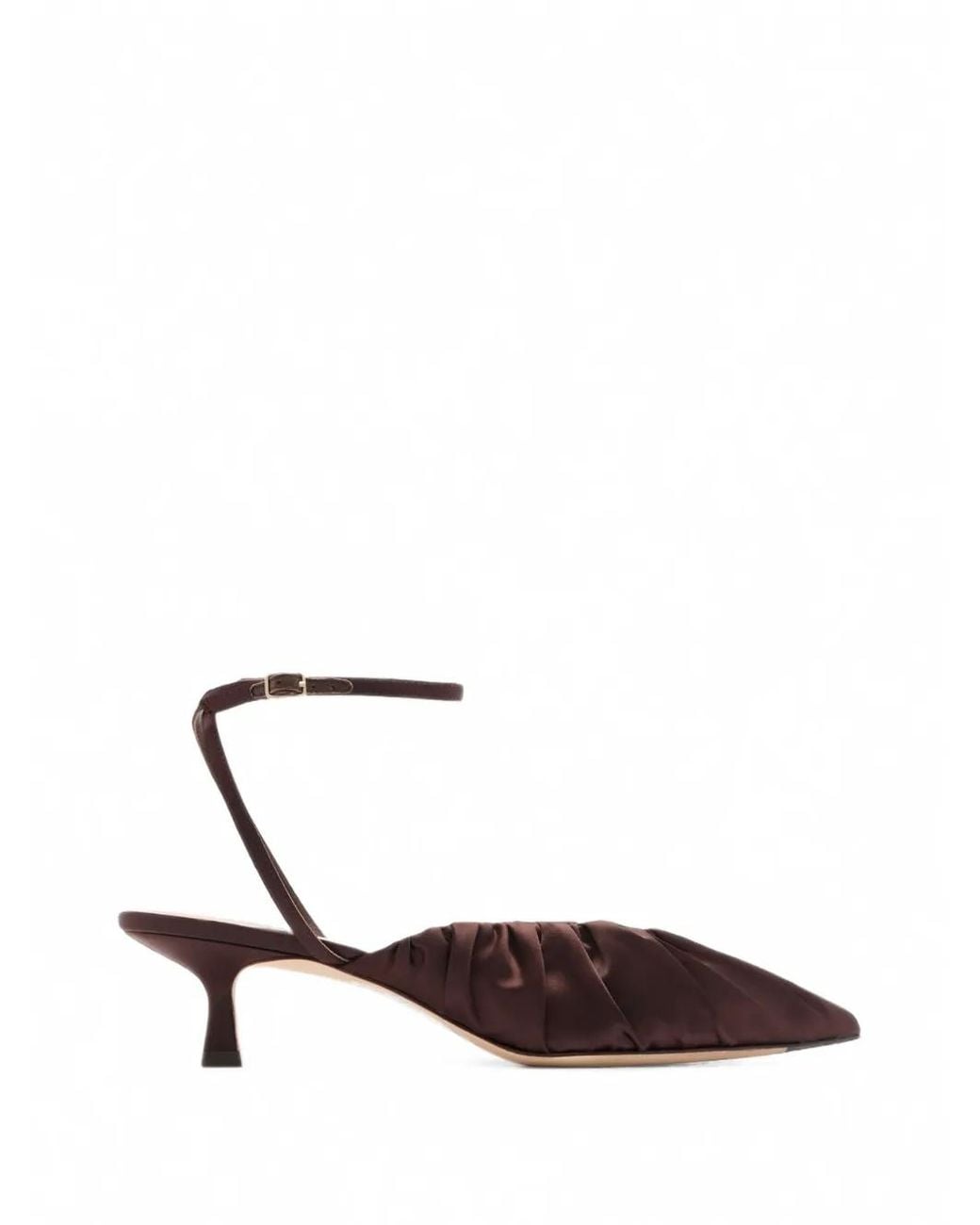 Loeffler Randall White Rio Ruched Pointed-Toe Pumps