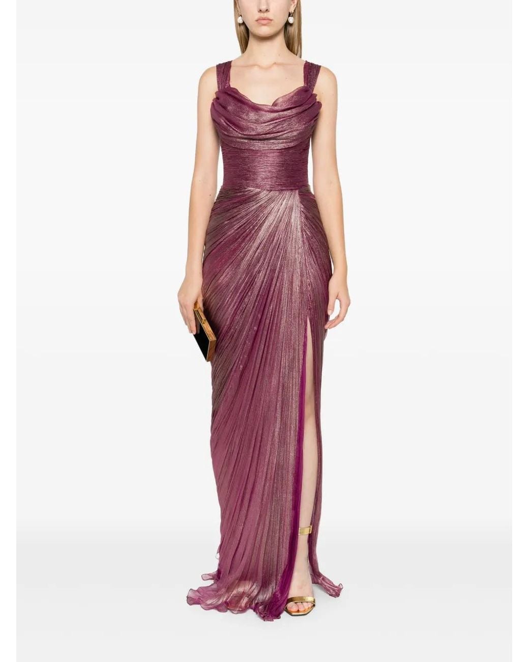 IRIS SERBAN Purple Layali Gown