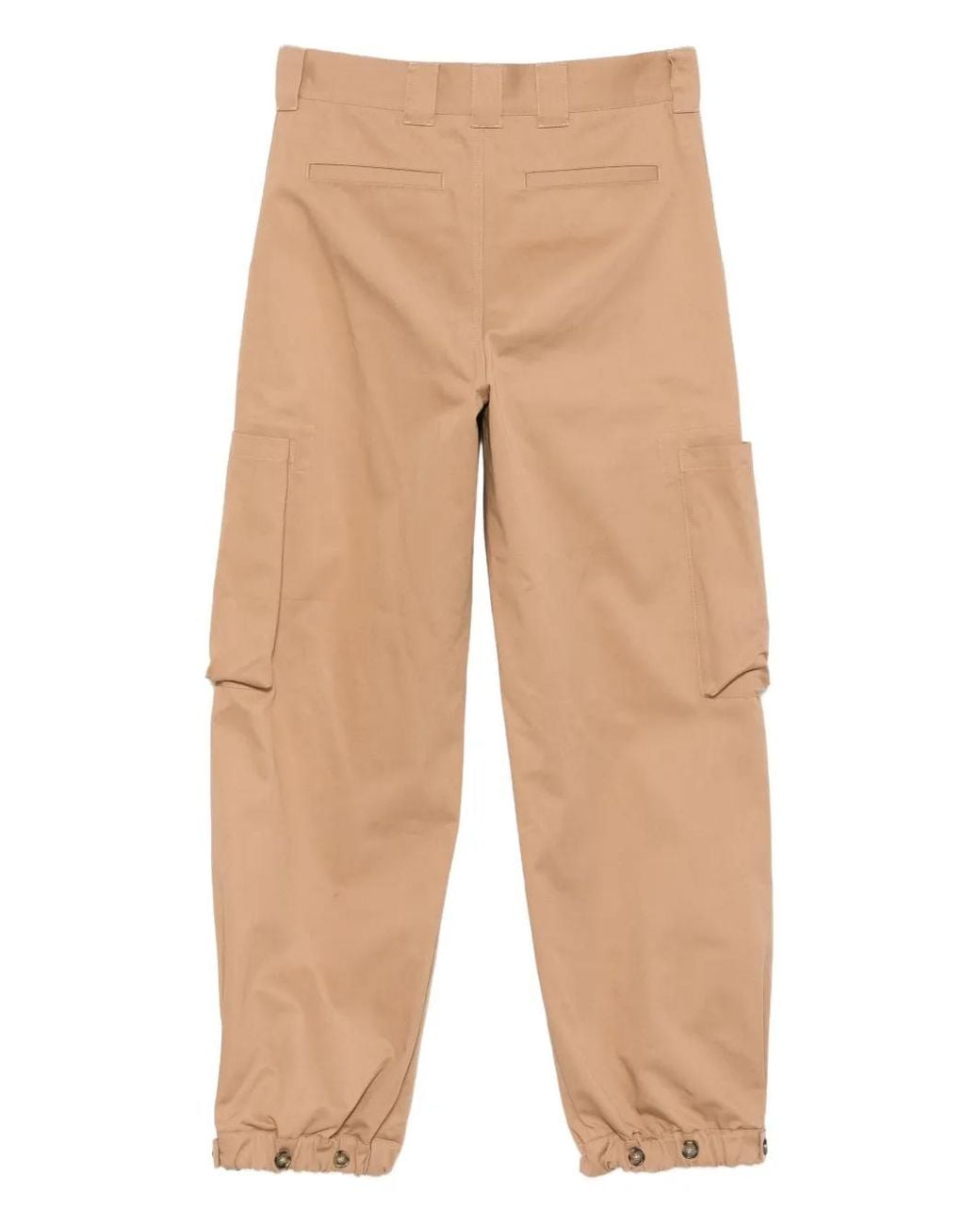 MSGM Natural Cotton Trousers for men
