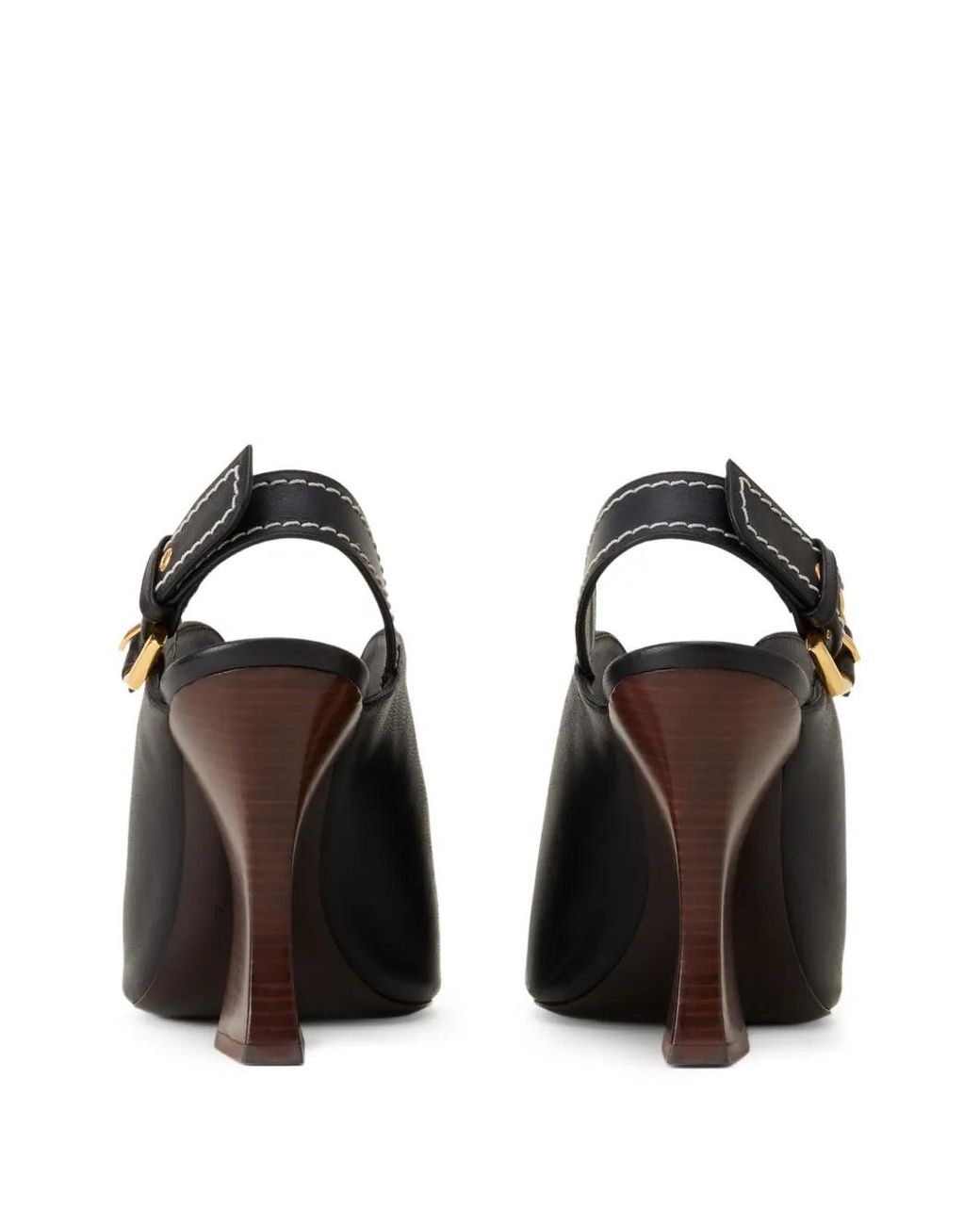 Lanvin Black Buckle-Strap Sandals