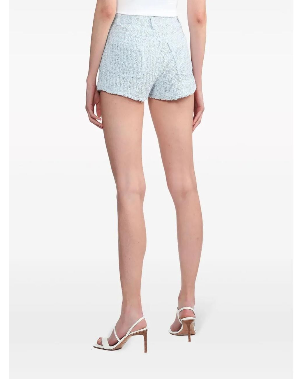 IRO Tweed Shorts in het Blue