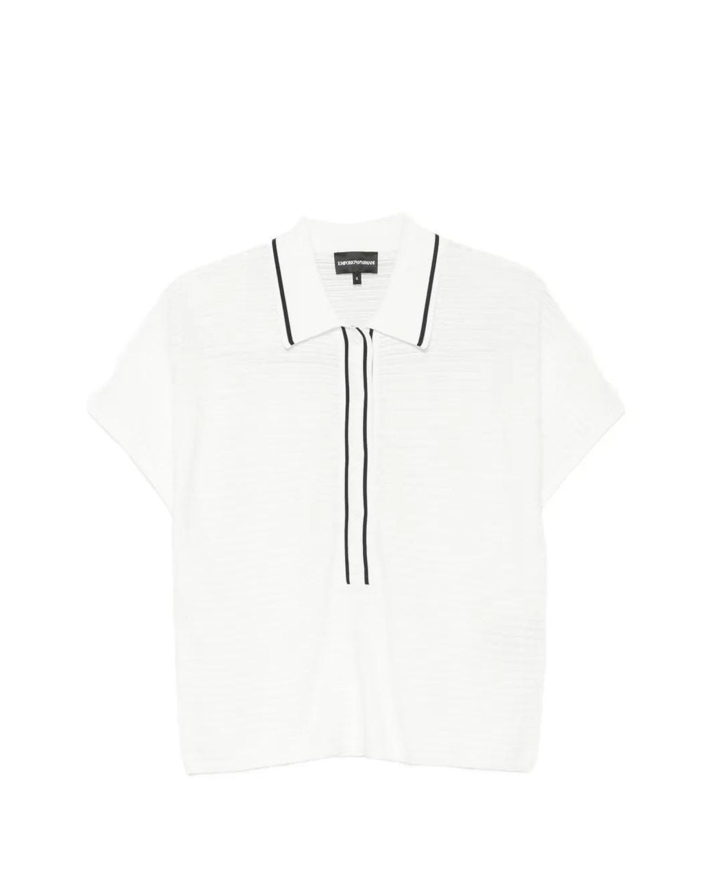 Emporio Armani White Polo Shirt