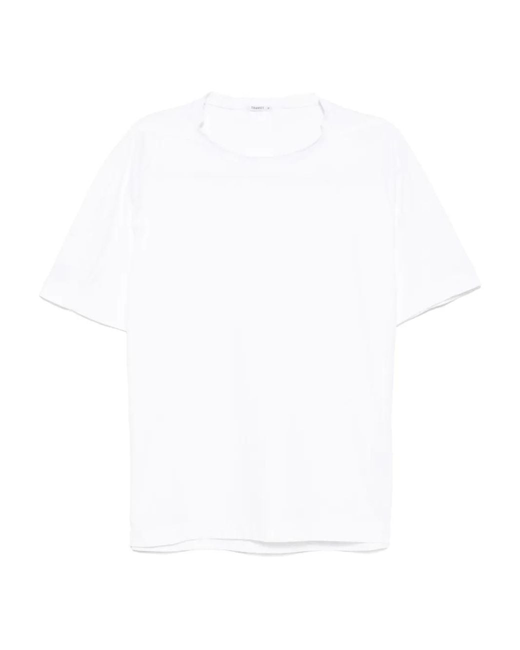 Transit White Short-Sleeved T-Shirt for men