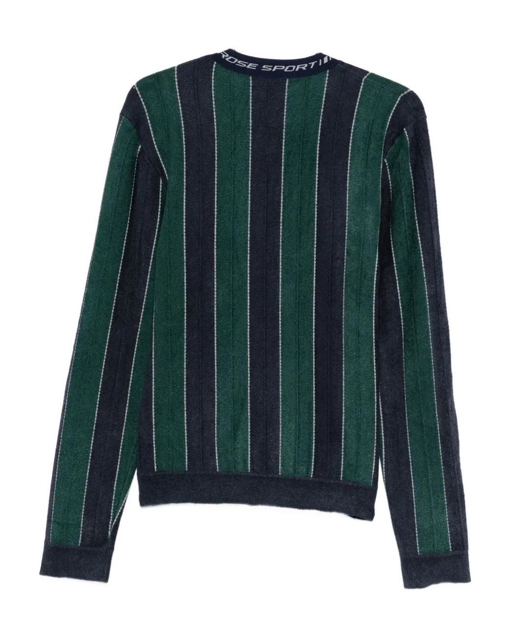 Martine Rose Sporty Logo Sweatshirt in Green for Men | Lyst