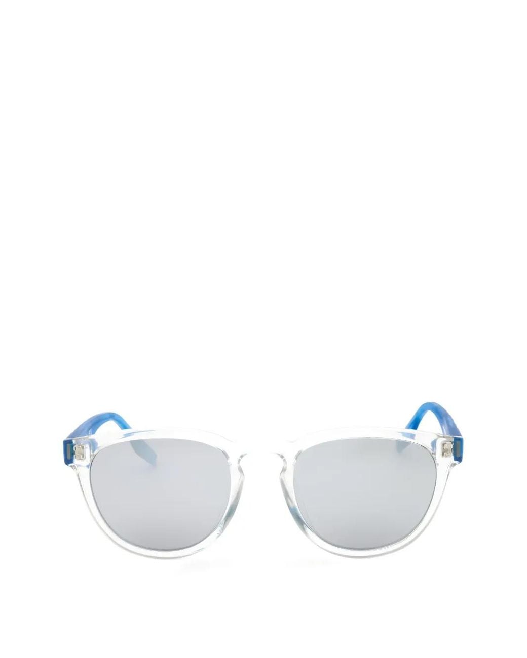 Converse White Advance Round-Frame Sunglasses for men