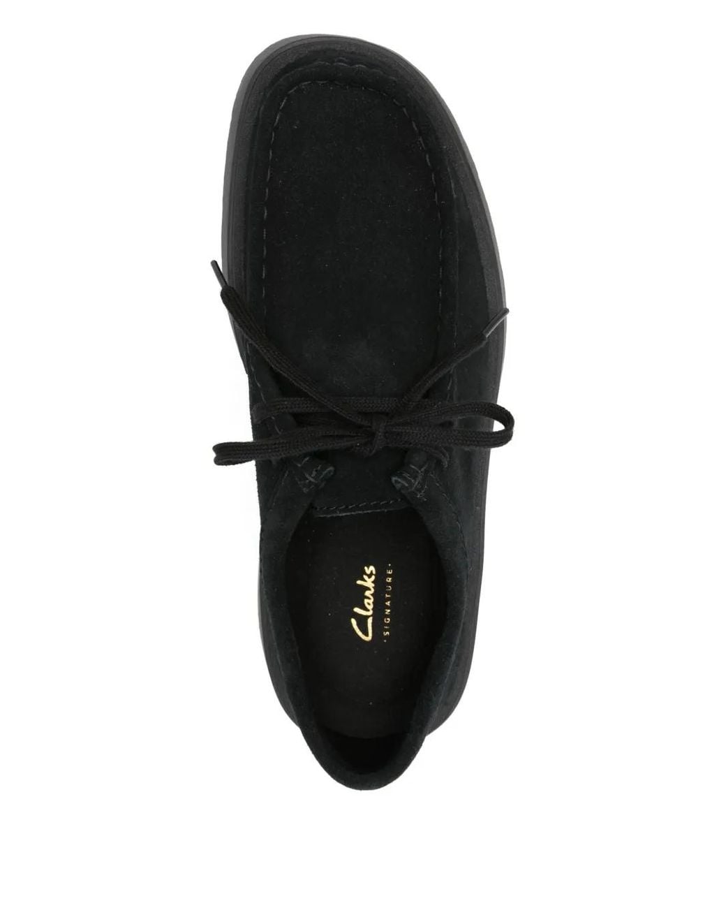 Clarks Black Suede Sneakers for men