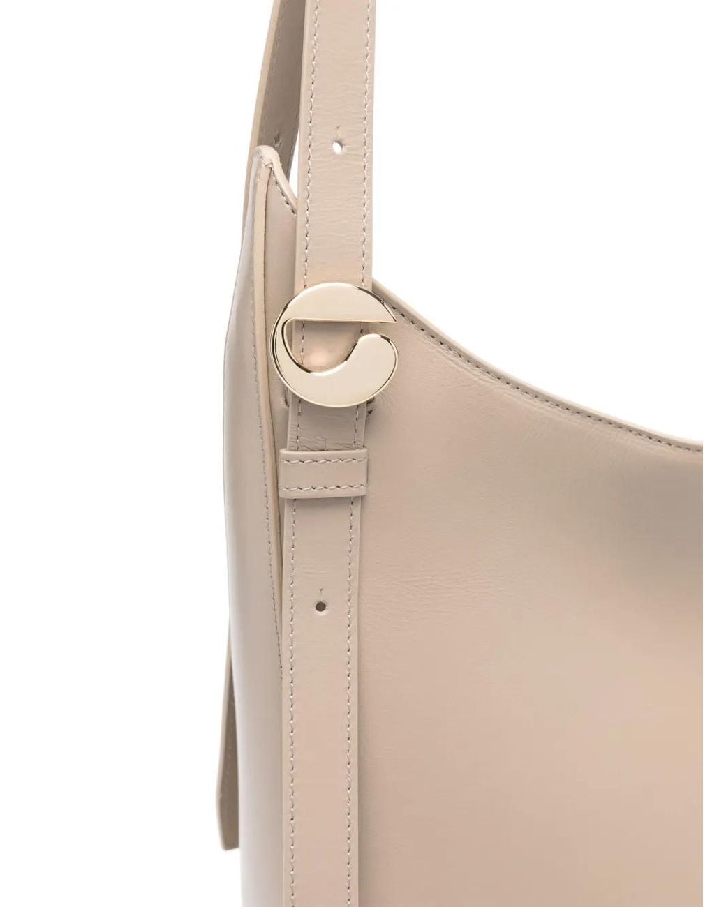 Coperni White Leather Shoulder Bag