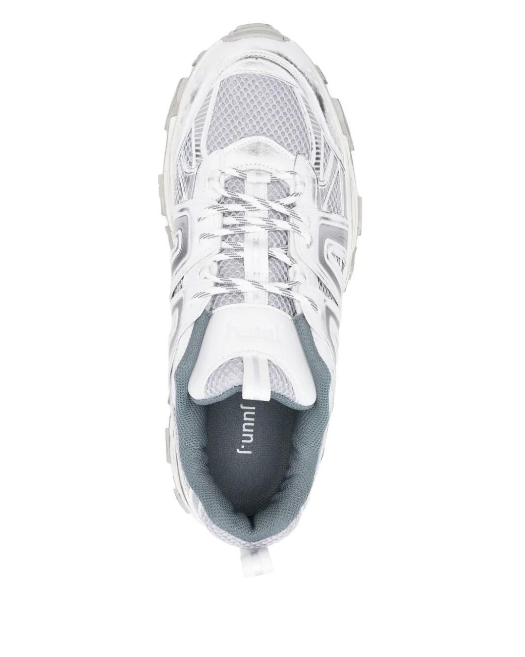 Juun.J White Panelled Sneakers for men