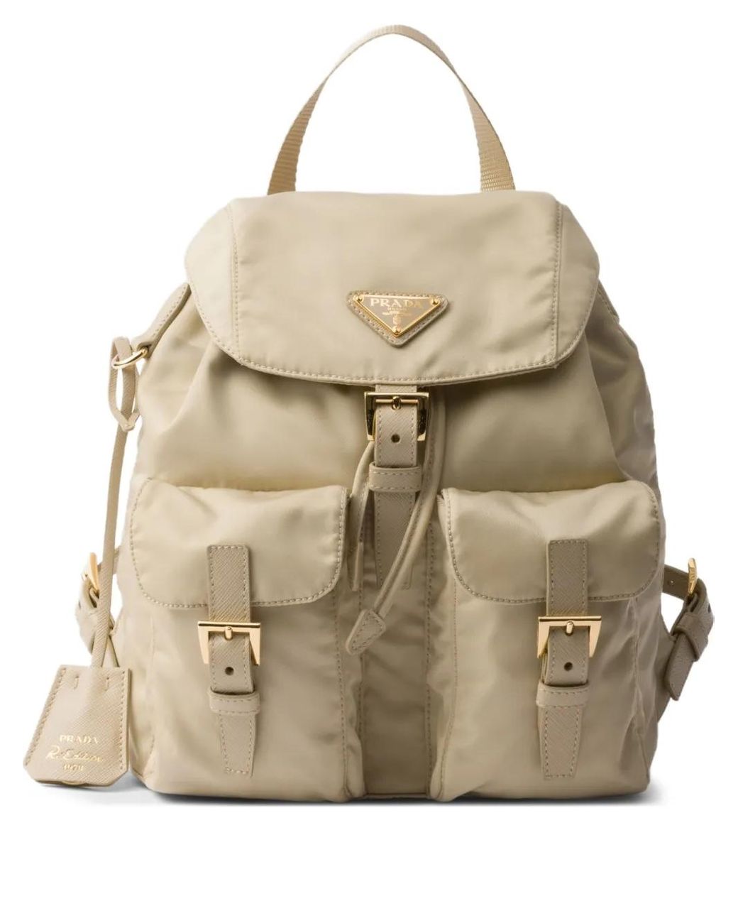 Prada Kleiner Re-Edition 1978 Rucksack in Natural für Herren