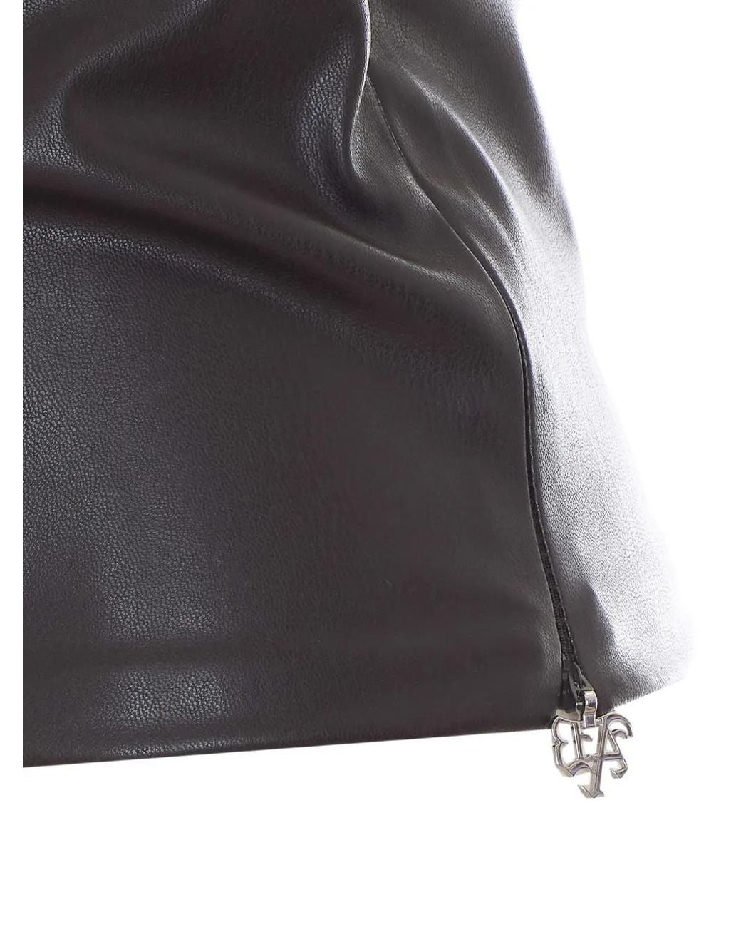 Aniye By Black Caly Faux-Leather Top