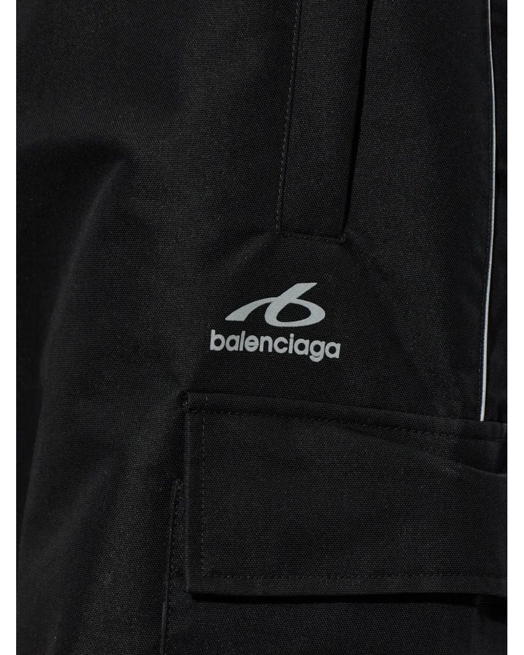 Balenciaga Black Pantalon De Ski Cargo for men