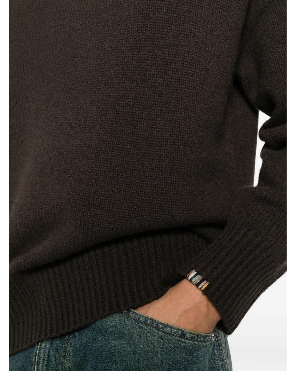 Extreme Cashmere Black Oversize Xtra 20 Roll-Neck Sweater