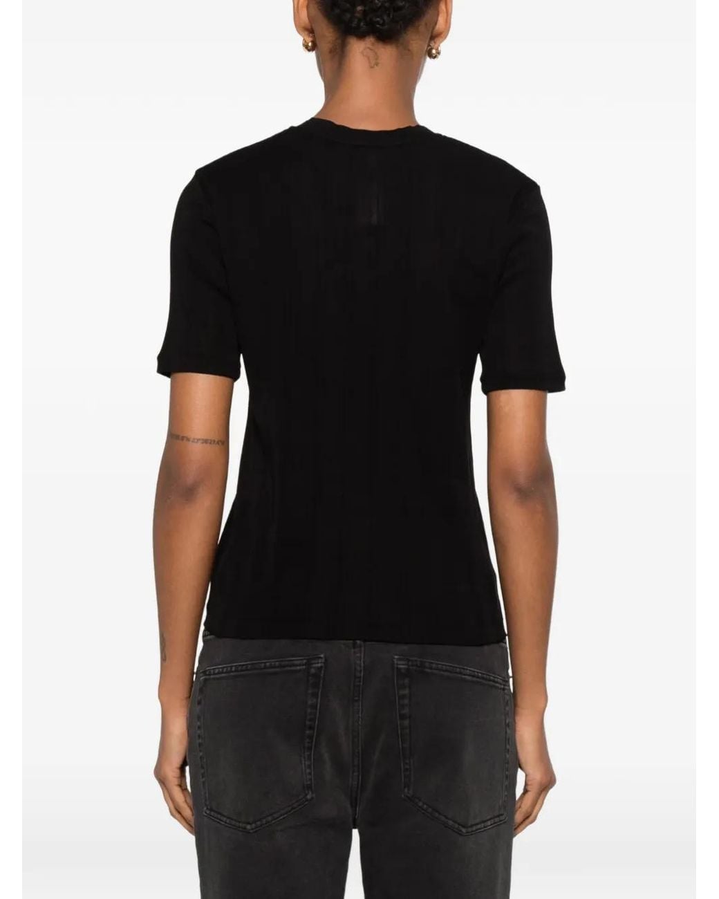 The Row Black Etina T-shirt