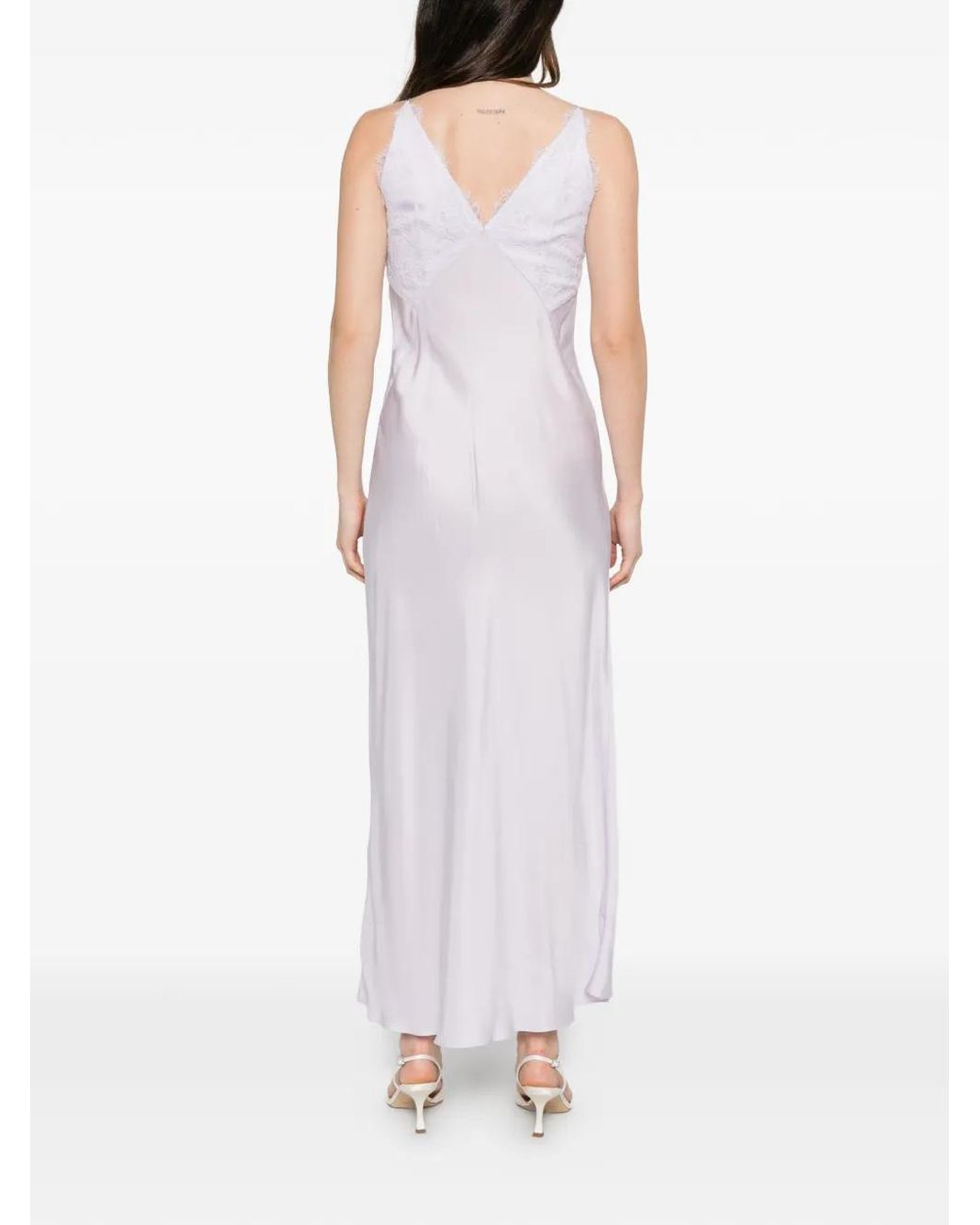 Sandro White Lace Maxi Dress