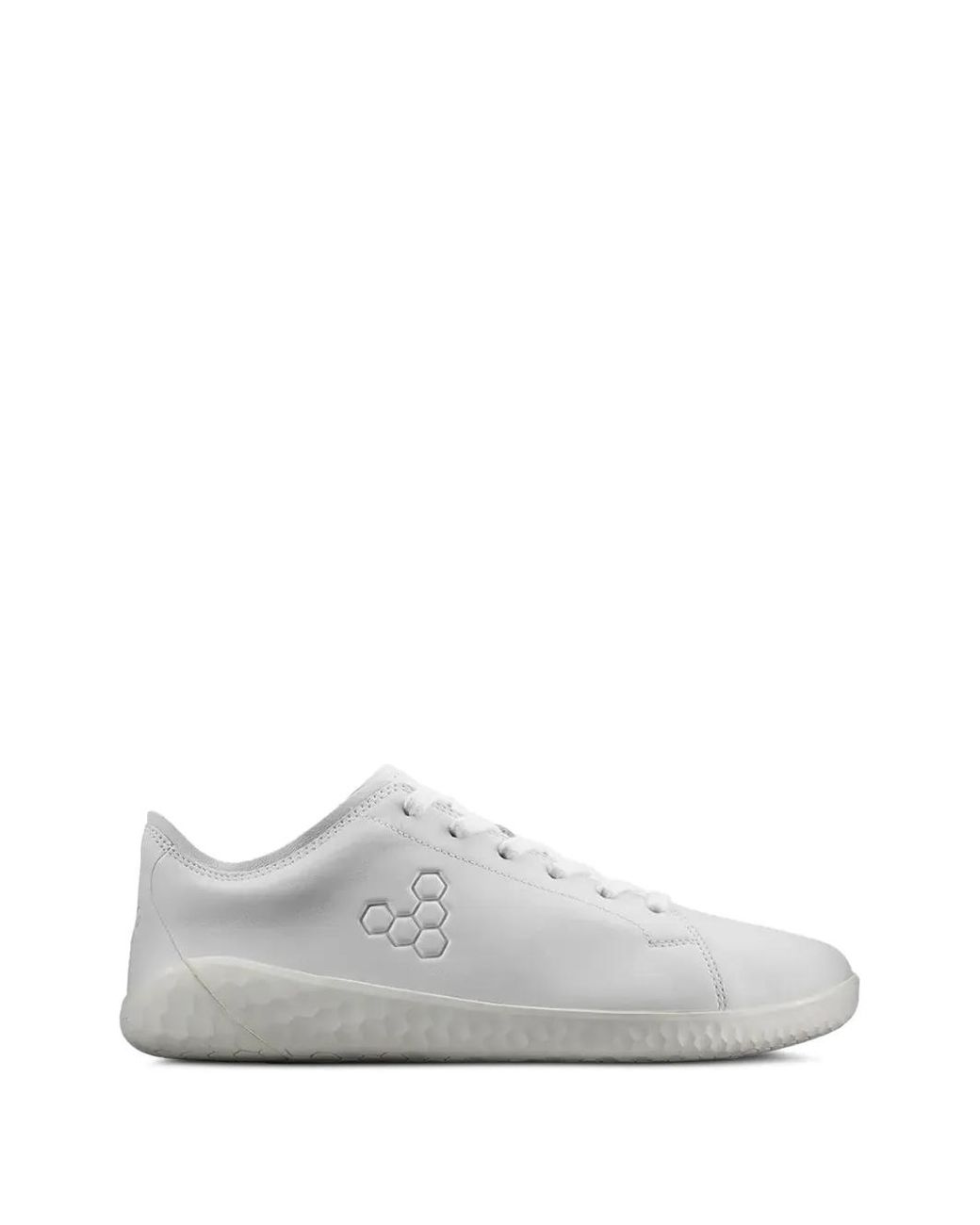 Vivobarefoot White Logo-Debossed Sneakers