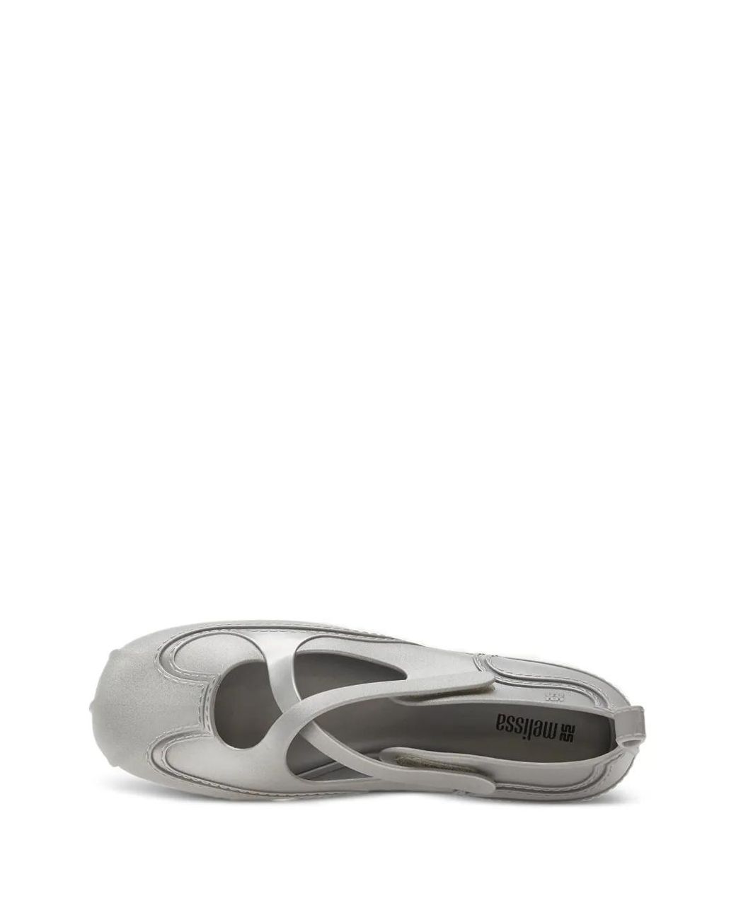 Melissa Gray Aira Touch-Strap Sneakerinas