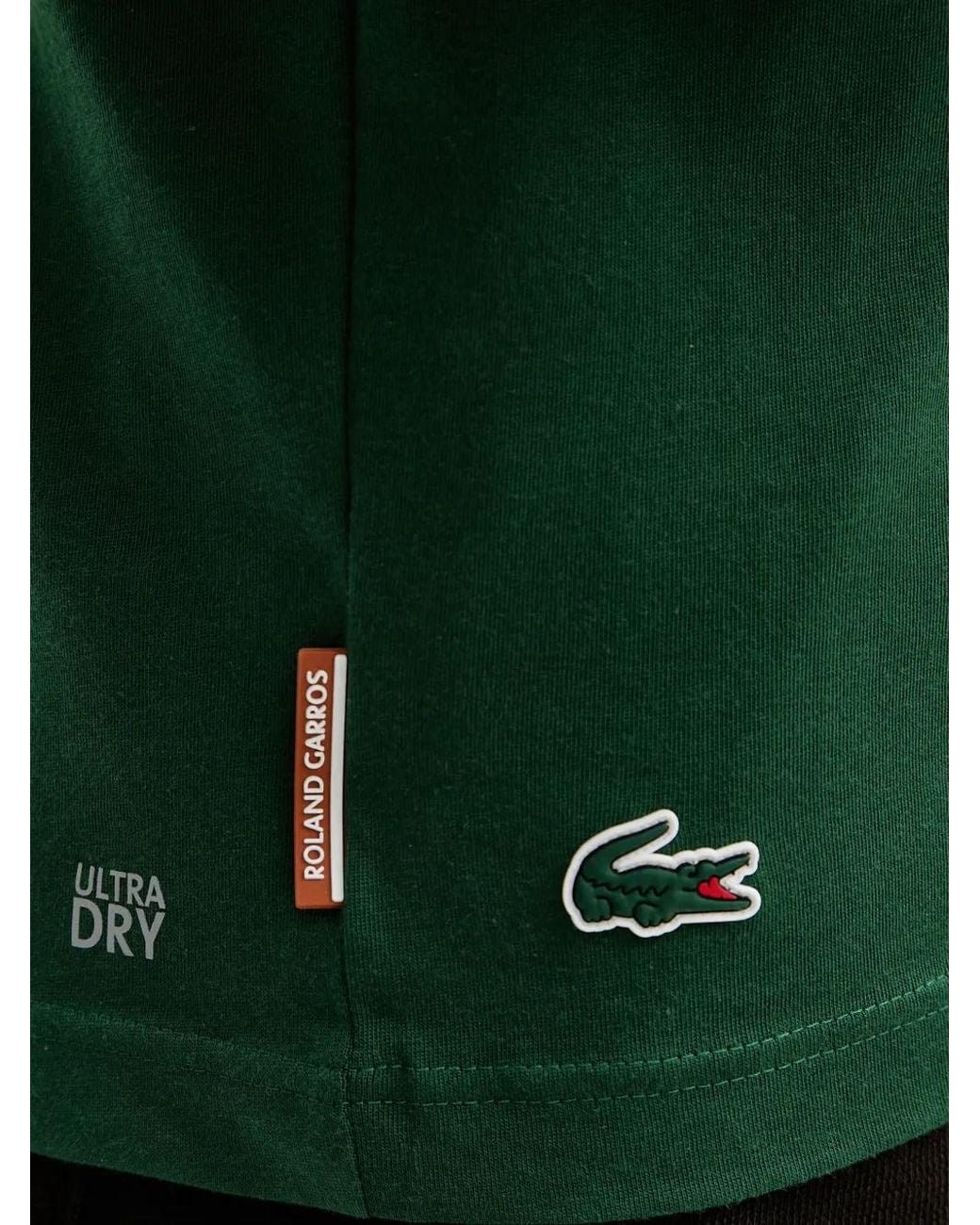 Lacoste Green T-Shirt À Logo Imprimé for men