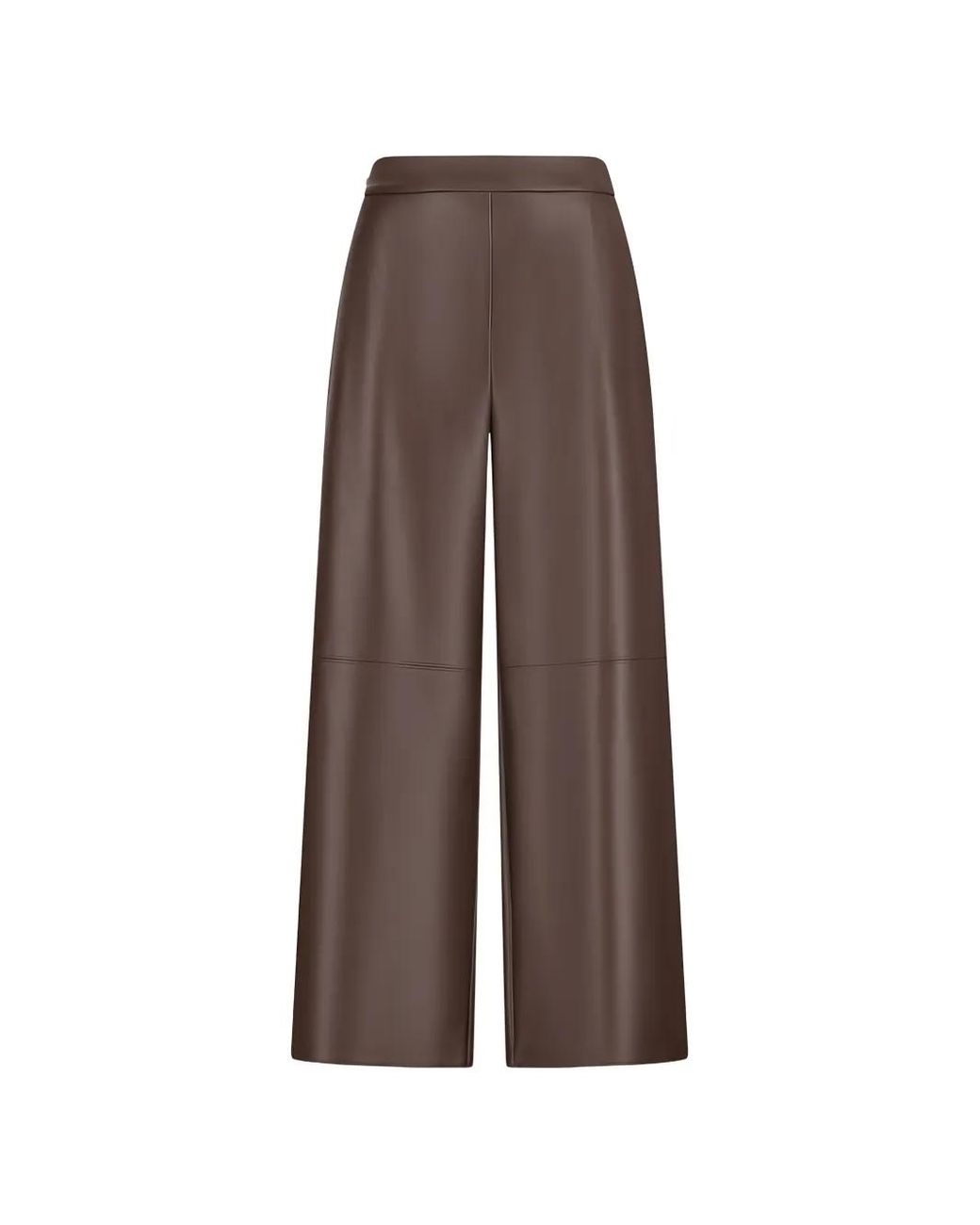 Max Mara Brown Elasticated Waistband Palazzo Pants