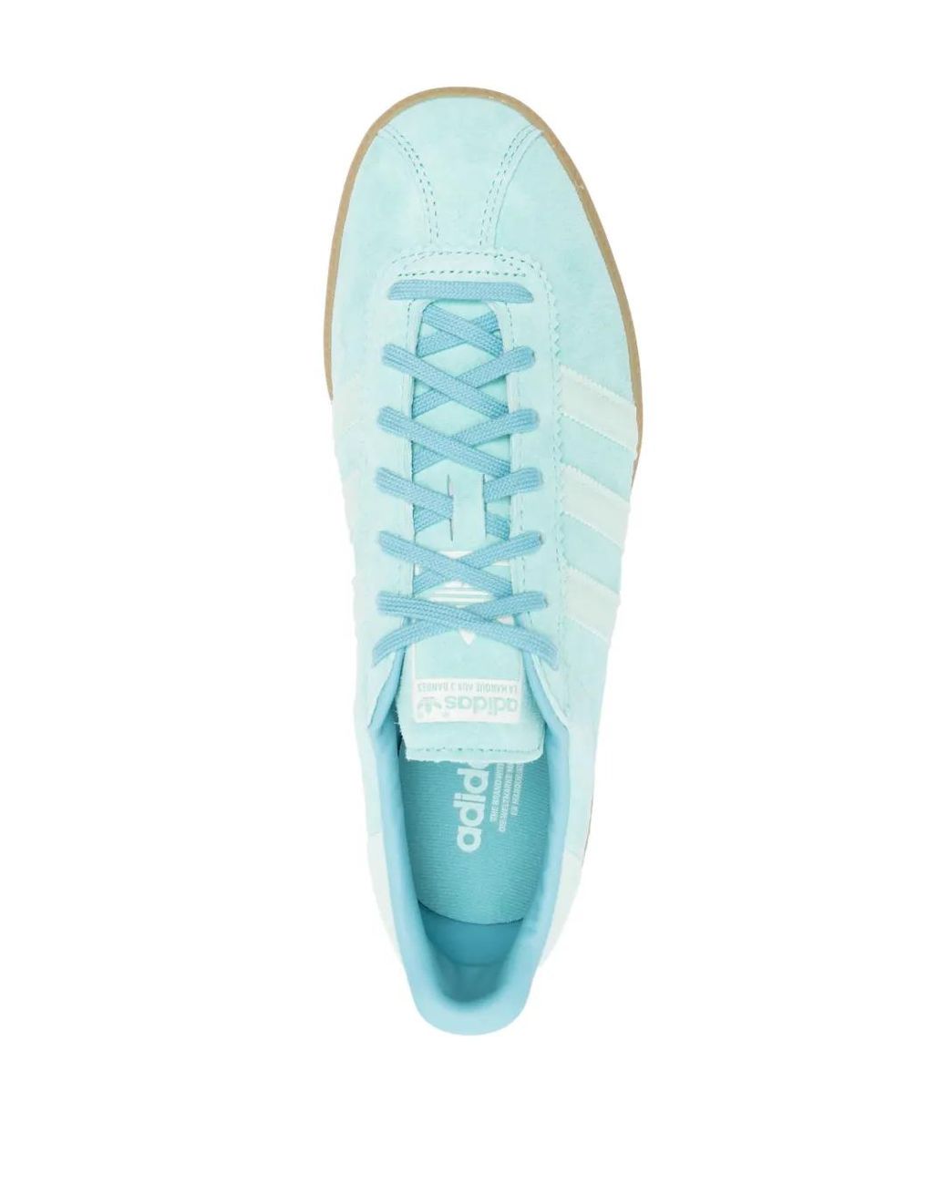 Adidas Blue Bermuda Low-Top Leather Sneakers for men