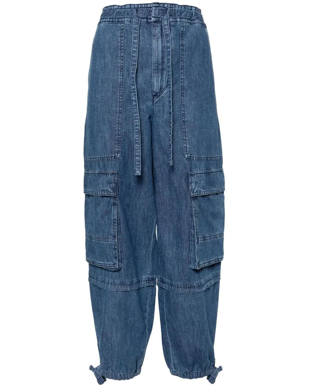 Isabel Marant Blue Loose-Fit Jeans