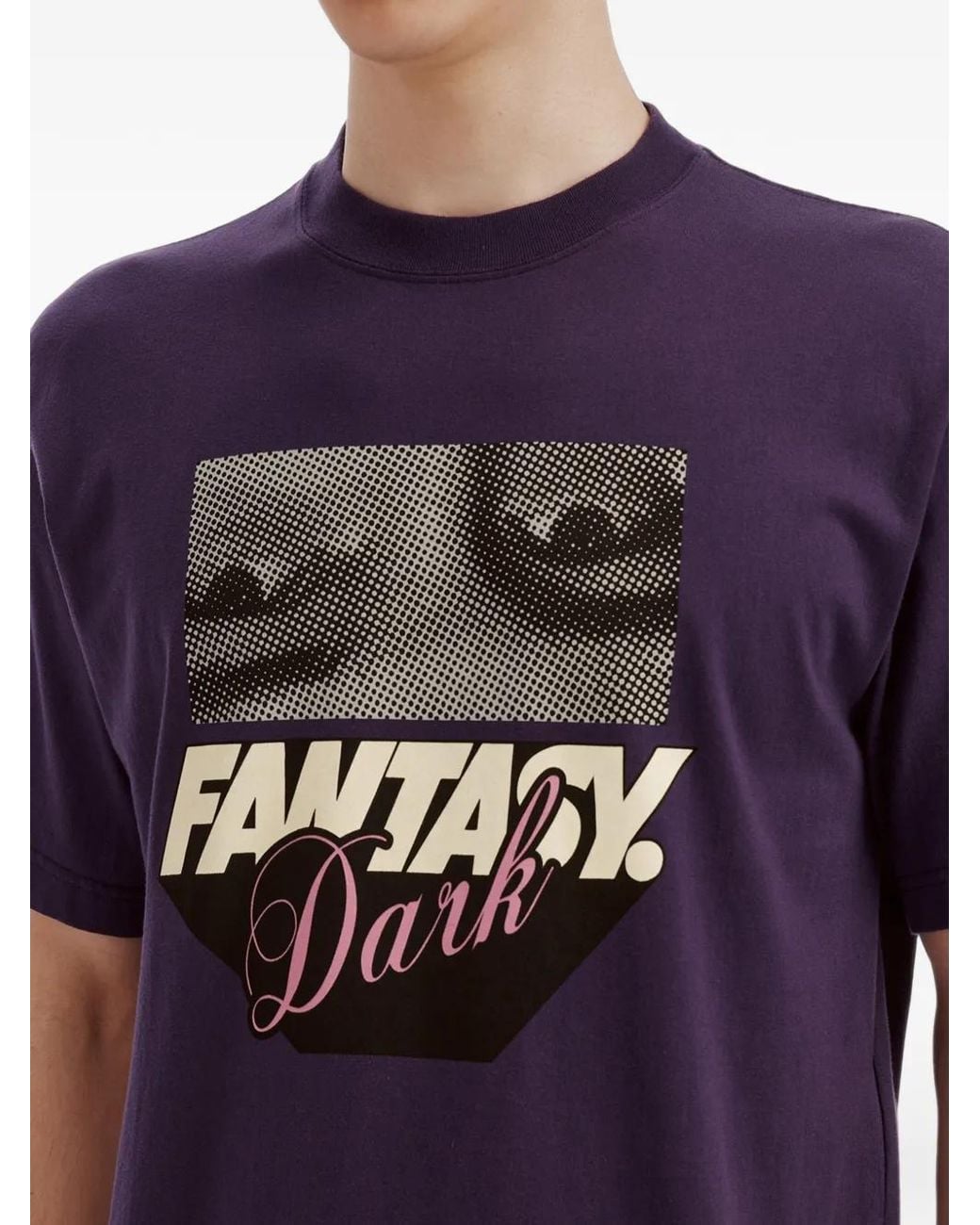 Undercover Blue Graphic-Print T-Shirt for men