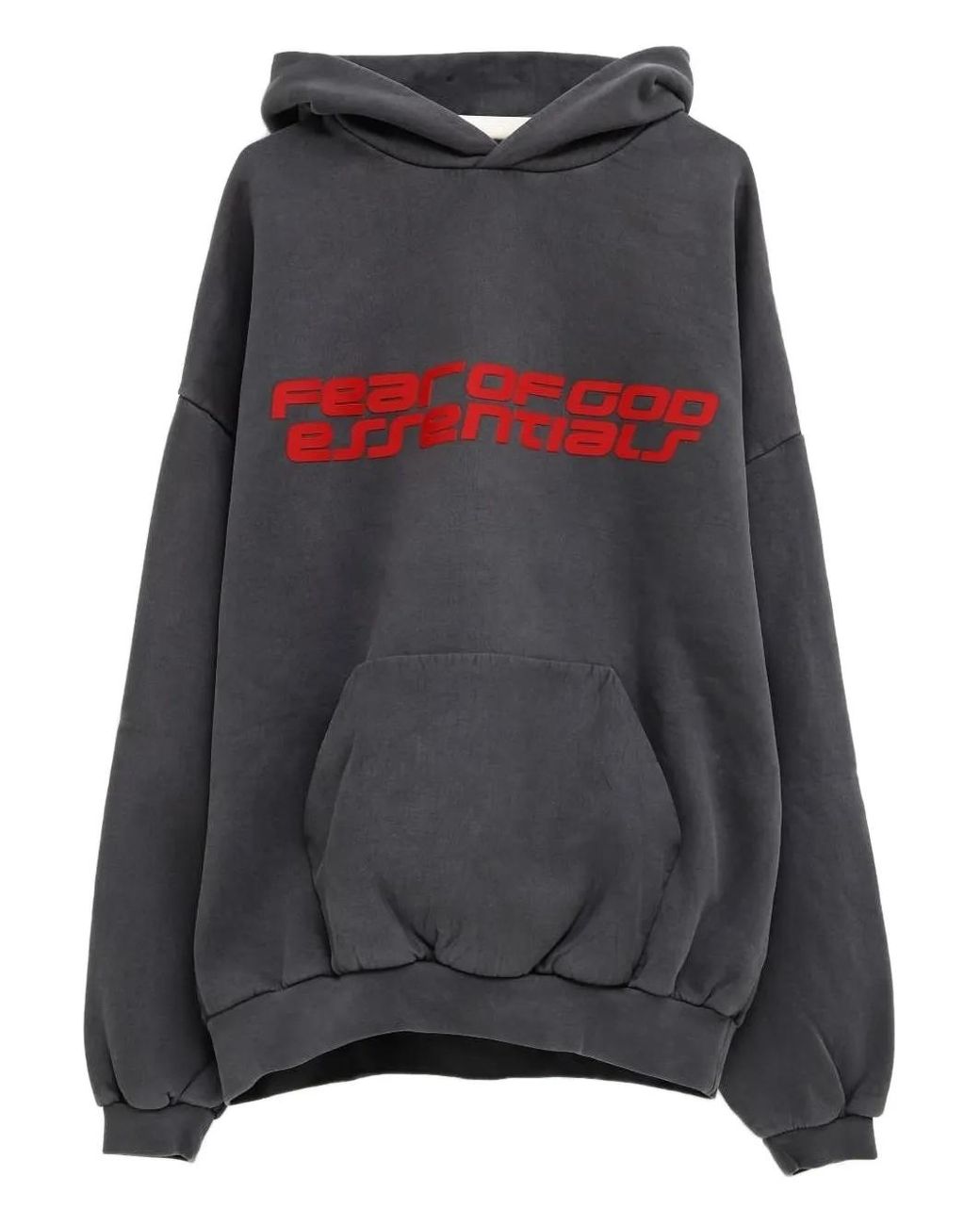 Fear Of God Gray Heavy Fleece 90S Hoodie for men