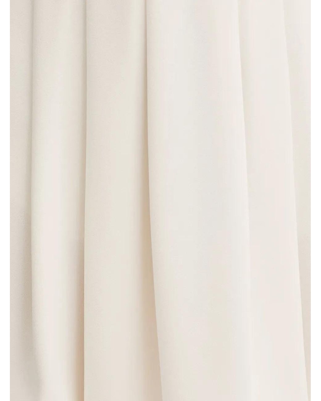 ARMANI EXCHANGE White Pleated Sleeveless Mini Dress