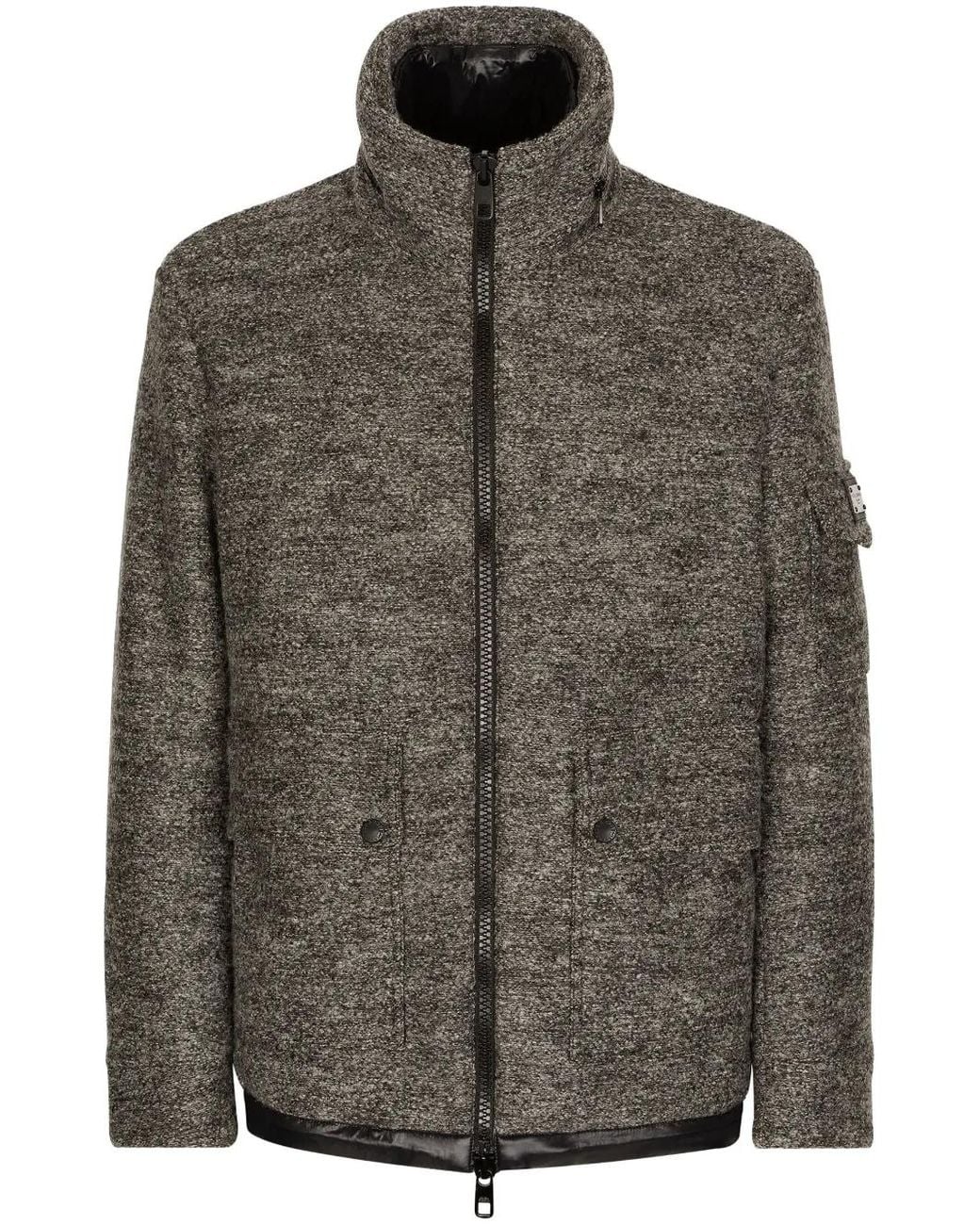 Dolce & Gabbana Brown Jacket With Logo for men