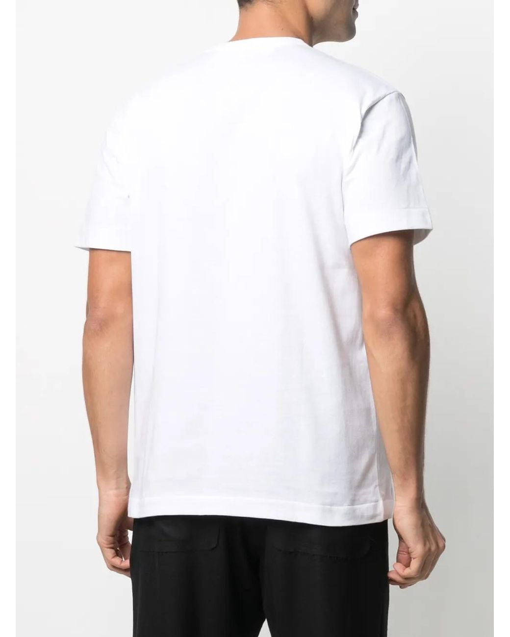 COMME DES GARÇONS PLAY White T216 Gold Heart T-shirt for men