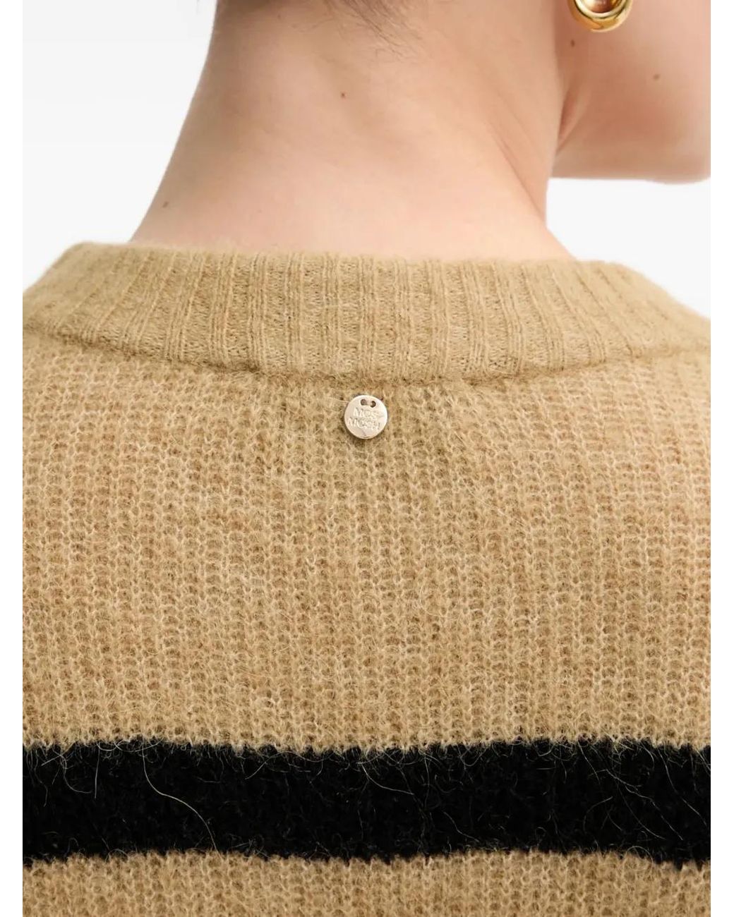 Pull Thora À Rayures Mos Mosh en coloris Black