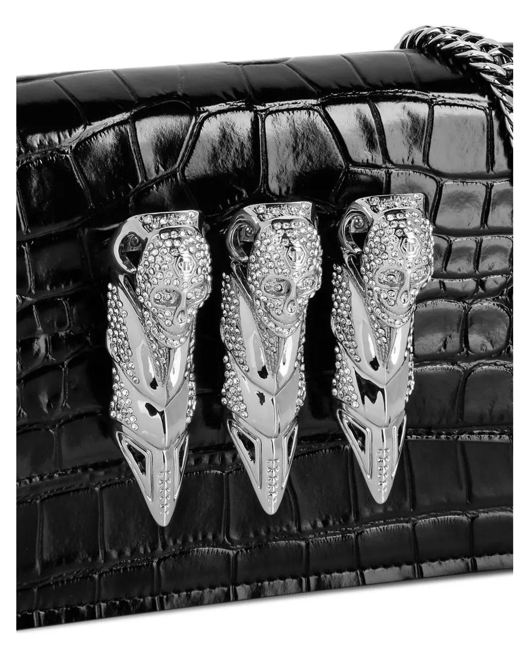 Clutch Mini di Philipp Plein in Black