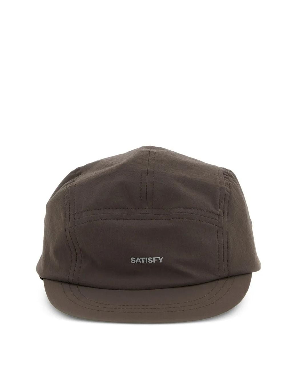 Satisfy Brown Peaceshell Cordura Logo-Print Trail Cap for men