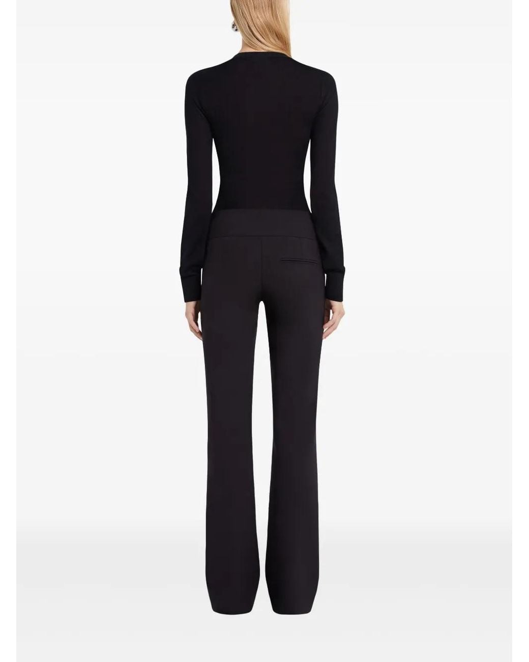 Courreges Blue Twist-Detailing Shirt