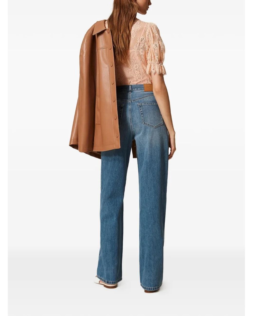 Twinset Blue Five-Pocket Jeans