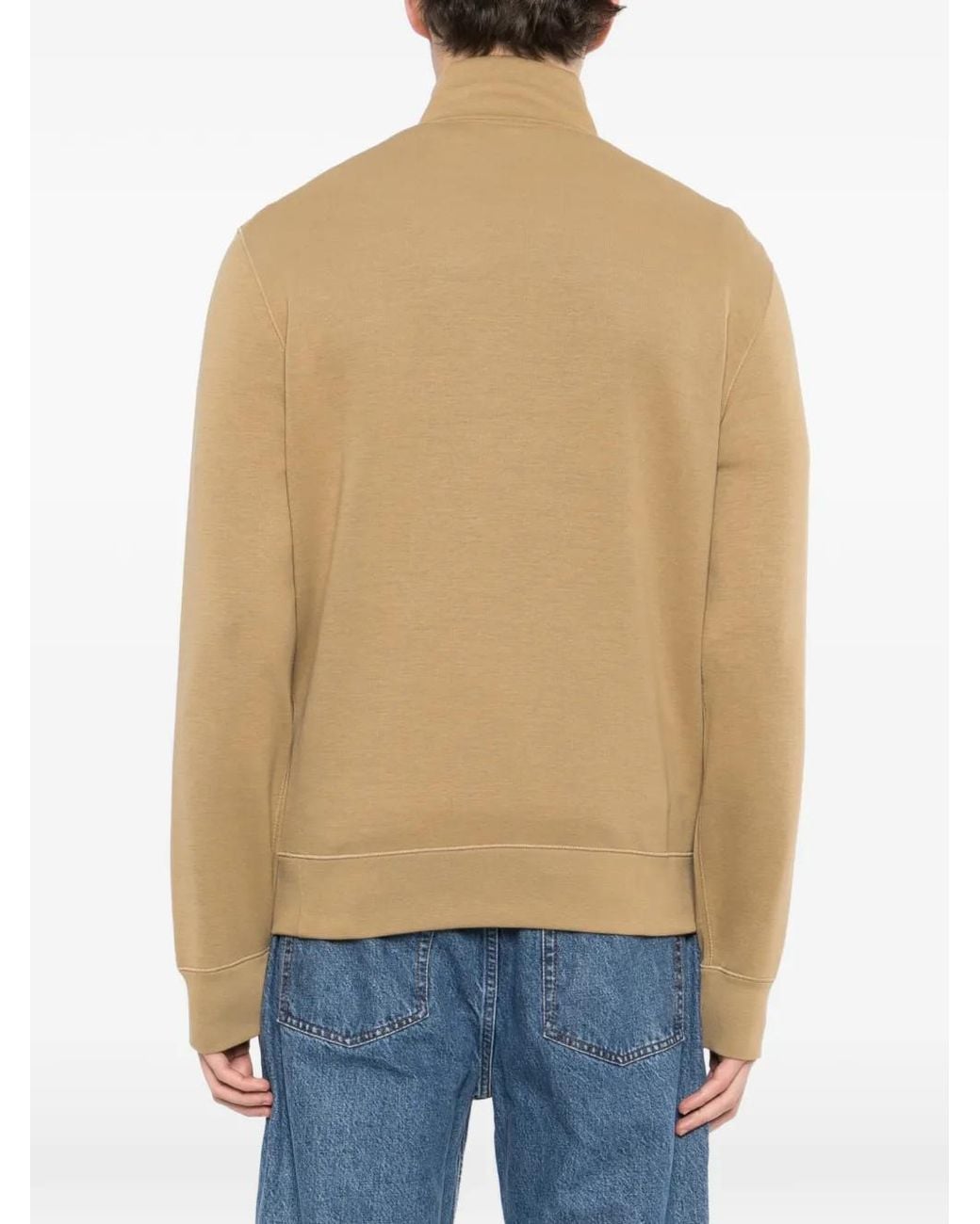Polo Ralph Lauren Natural Zip-Neck Sweater for men