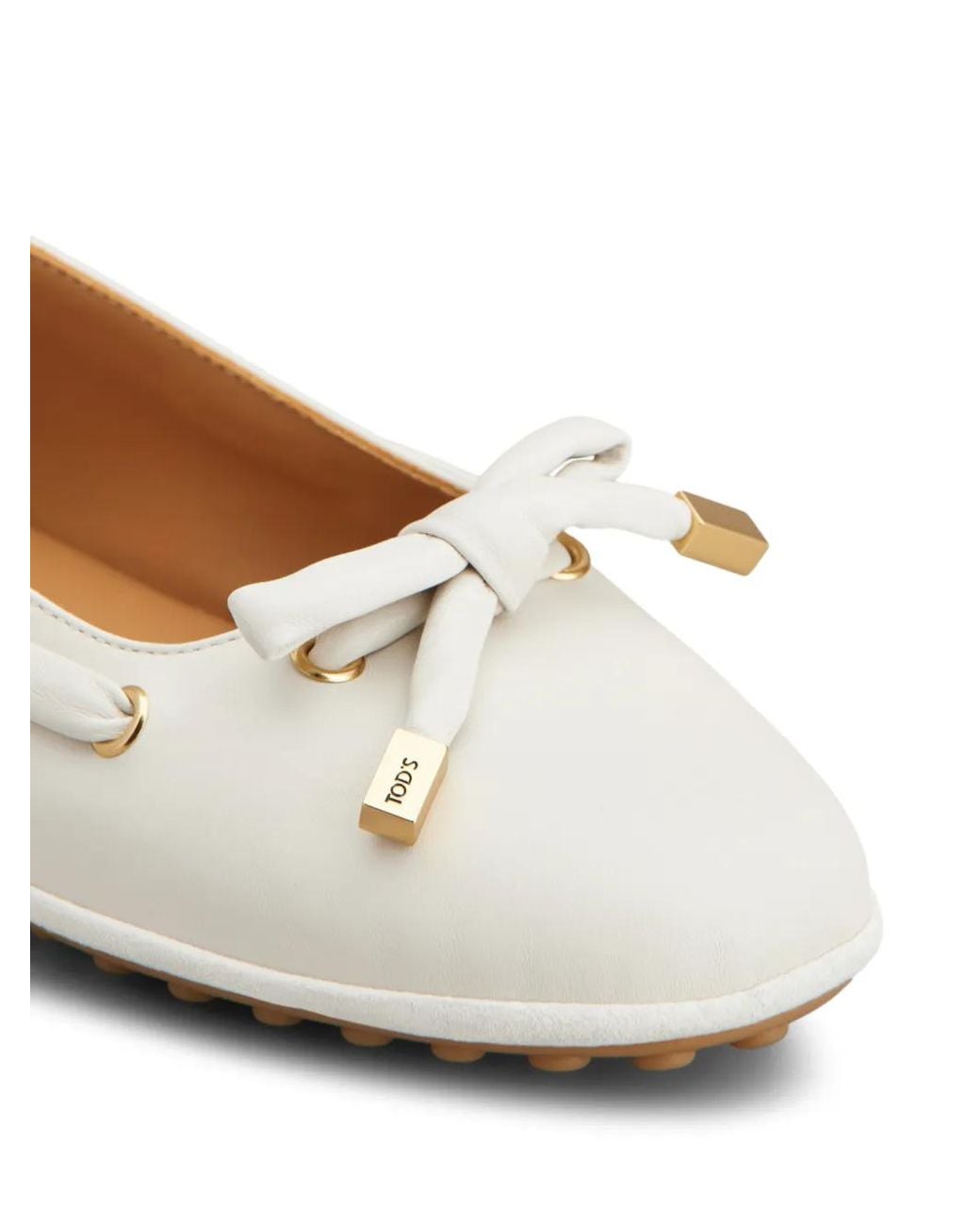 Tod's Natural Lambskin Goat Shoes