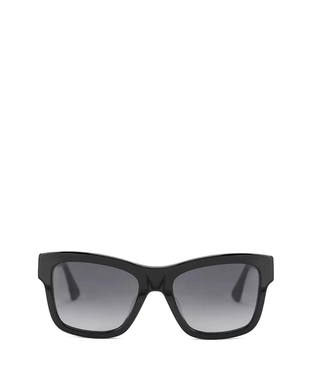 Kurt Geiger Gray Leopard-Print Square-Frame Sunglasses