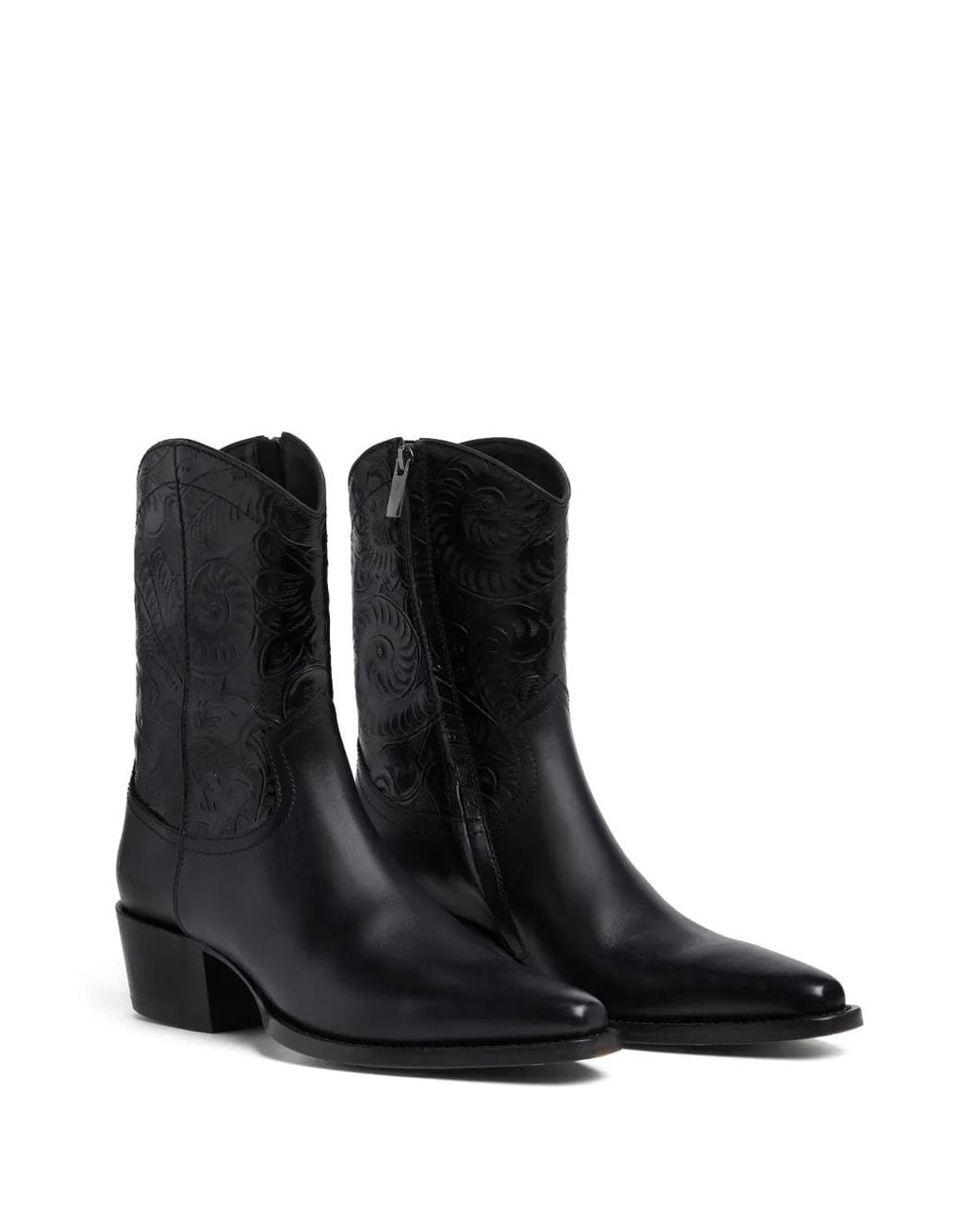 DSquared² Black City Nights Cowboy Boots for men