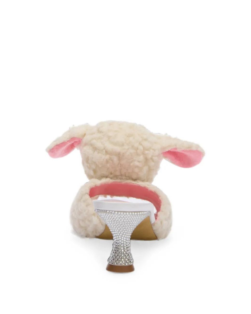 Moschino Pink Wool Mules