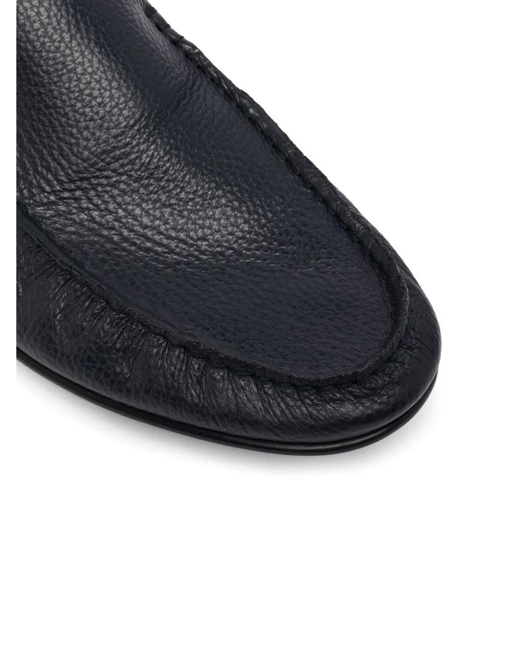 Bally White Axony Leather Loafers for men