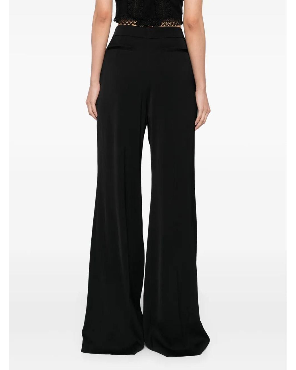 Elie Saab Black Cady Pants
