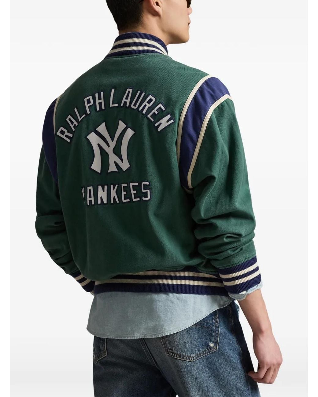 Polo Ralph Lauren Green Long-Sleeve Button-Fastening Jacket for men